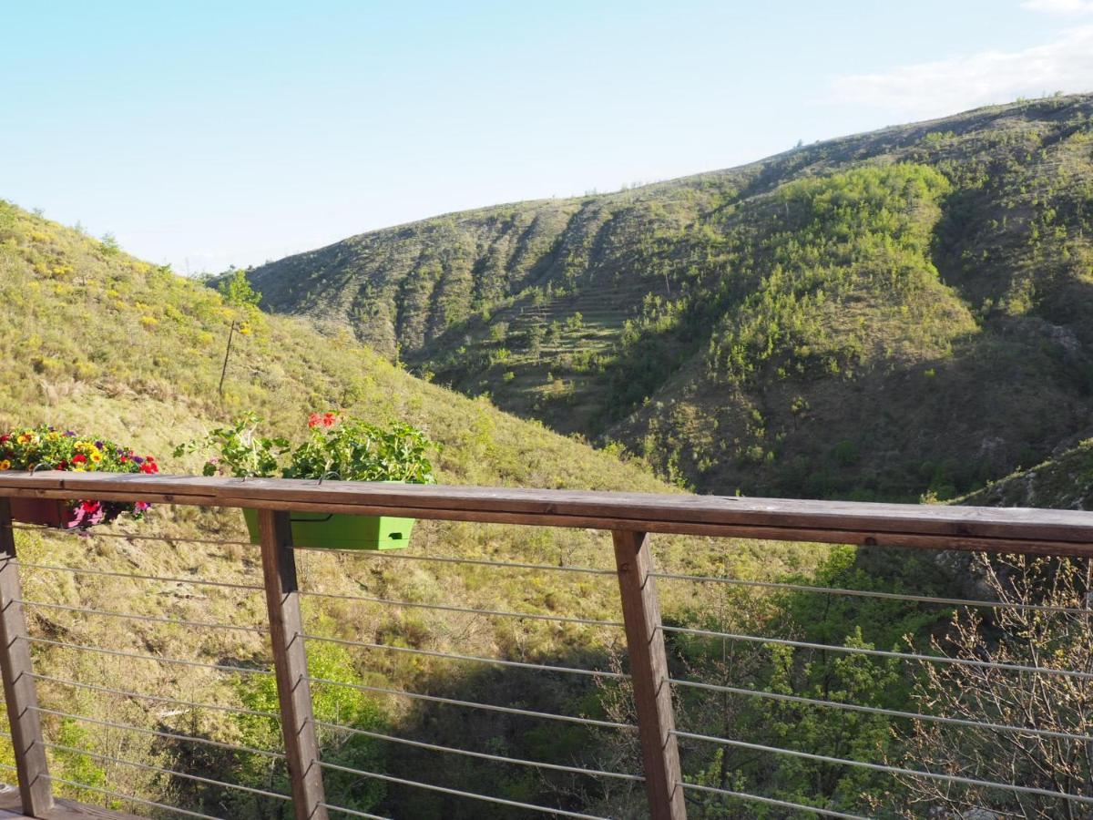 Chalet Sur Pilotis Avec Piscine Privee Villa Lucéram Exterior foto